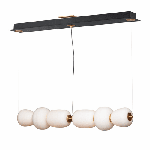 ET2 Soji LED 6-LT Pendant - Black / Gold - E25068-92BKGLD