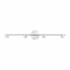 ET2 Taylor 4-Light Fixed Rail Track Light - Satin Nickel - E52004-SN