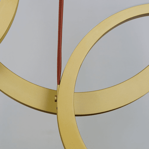 ET2 Tether 5-Light LED Pendant - Natural Aged Brass - E24085-NAB