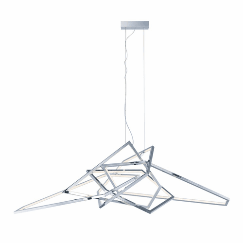 ET2 Trapezoid LED Pendant - Polished Chrome - E22679-PC