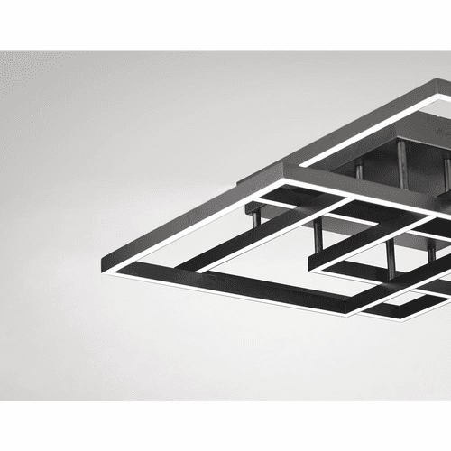 ET2 Traverse LED Flush/Wall Mount - Black - E21518-BK