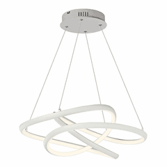 ET2 Twisted LED Pendant - Matte White - E30644-MW ET2 Twisted LED Pendant - Matte White - E30644-MW