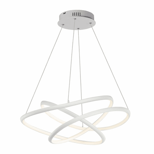 ET2 Twisted LED Pendant - Matte White - E30645-MW