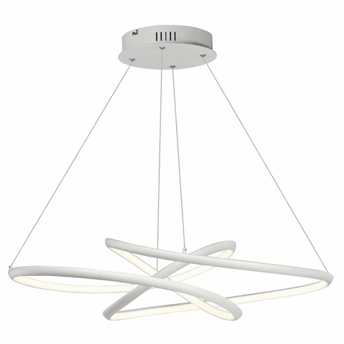 ET2 Twisted LED Pendant - Matte White - E30647-MW