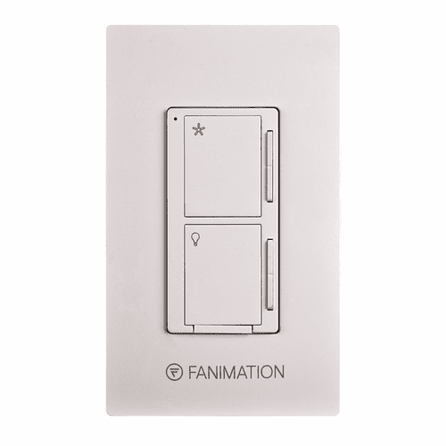 Fanimation 3-Speed Dimmable Wall Control - White - WC2WH