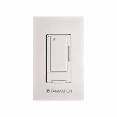 Fanimation 3-Speed Wall Control with Receiver - White - WR500WH