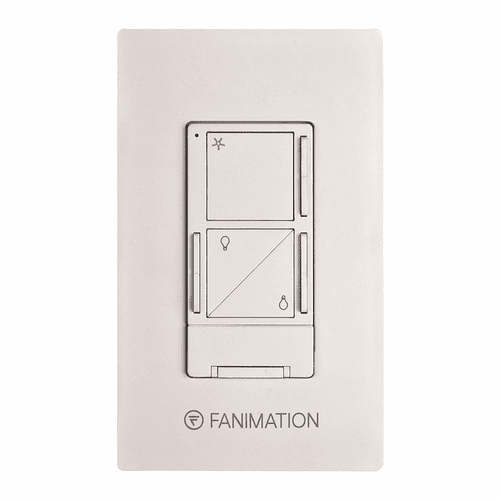 Fanimation 3-Speed Wall Control with Receiver - White - WR502WH