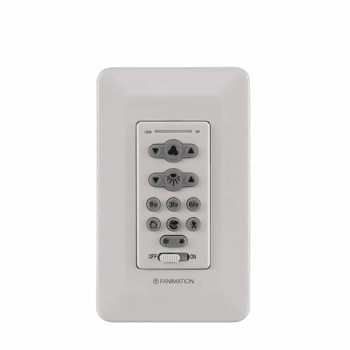 Fanimation 6-Speed DC Motor Wall Control - White - TW206