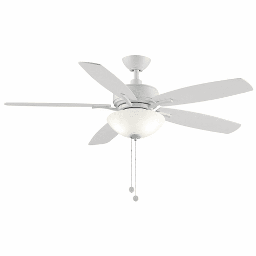 Fanimation Aire Deluxe - 52" Ceiling Fan with LED Bowl - Matte White - FP6285BMW
