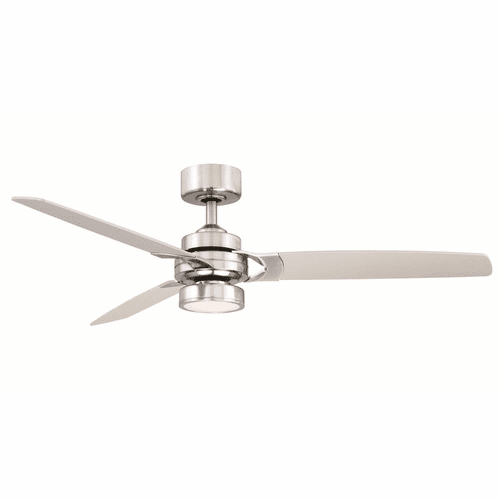 Fanimation Amped - 52" Ceiling Fan with LED Light Kit - Brushed Nickel - FP7634BN
