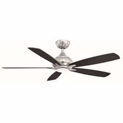 Fanimation Doren 52" Ceiling Fan with LED Light Kit - Brushed Nickel - FP8533BN