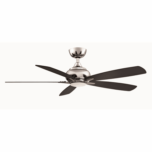 Fanimation Doren 52" Ceiling Fan with LED Light Kit - Polished Nickel - FP8533PN