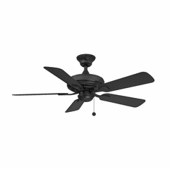 Fanimation Edgewood 44 - 44" Ceiling Fan - Black - FP9044BLW