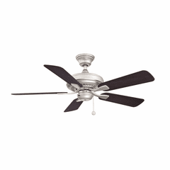 Fanimation Edgewood 44" 5-Blade In/Outdoor Ceiling Fan - Brshd Nickel - FP9044BNW