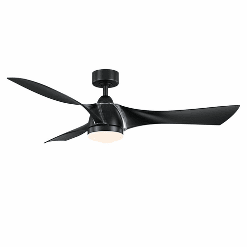 Fanimation Klear - 56" Ceiling Fan - Black - FPD6858BL
