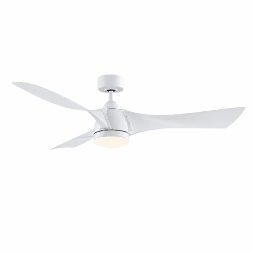Fanimation Klear - 56" Ceiling Fan - Matte White - FPD6858MW