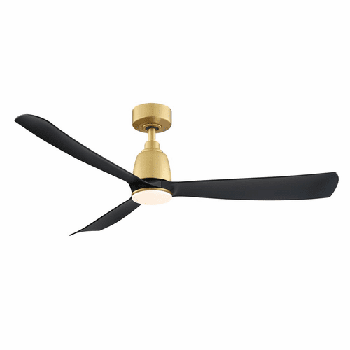 Fanimation Kute - 52" Ceiling Fan /w BL Blade - Brushed satin Brass - FPD8534BSBL