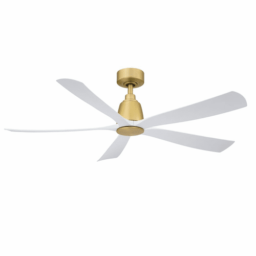 Fanimation Kute5 - 52" Ceiling Fan - Brushed Satin Brass - FPD5534BS