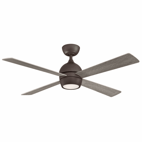 Fanimation Kwad - 52" Ceiling Fan with Light - Matte Greige - FP7652GR