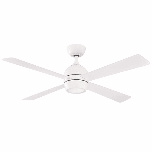 Fanimation Kwad - 52" Ceiling Fan with Light - Matte White - FP7652MW