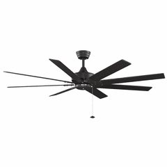 Fanimation Levon - 63" Ceiling Fan with BL Blades - Black - FP7910BL