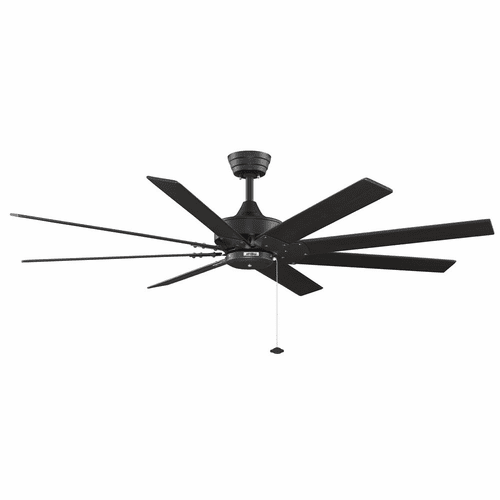 Fanimation Levon - 63" Ceiling Fan with BL Blades - Black - FP7910BL