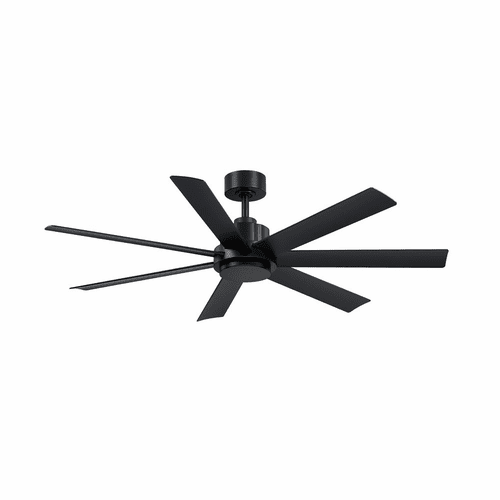 Fanimation Pendry - 56" Ceiling Fan - Black - FPD6865BLW