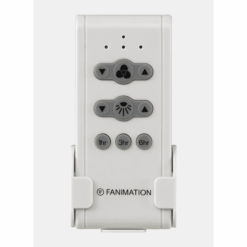 Fanimation Remote Control with Receiver - Gray White/Black - CR500