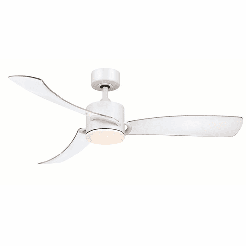 Fanimation SculptAire - 52" Ceiling Fan with LED Light - Matte White - FP8511MW