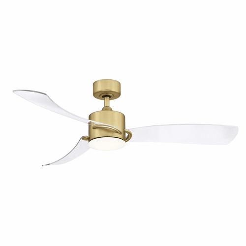 Fanimation SculptAire - 52" Ceiling Fan - LED - Brushed Satin Brass - FP8511BS