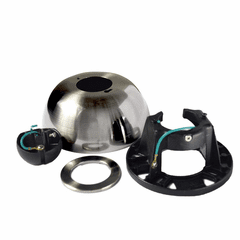 Fanimation Sloped Ceiling Kit - 1-inch - Chrome - SCK1-52CH