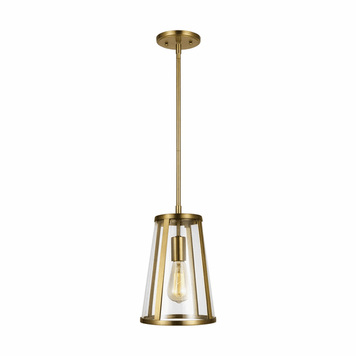 Feiss 1 - Harrow Mini-Pendant - Burnished Brass - P1287BBS