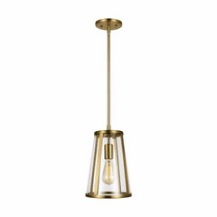Feiss 1 - Harrow Mini-Pendant - Burnished Brass - P1287BBS