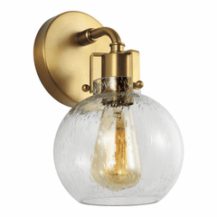 Feiss 1-LT Clara Wall Sconce - Burnished Brass - VS24401BBS