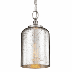 Feiss 1-LT Hounslow Mini-Pendant - Brushed Steel - P1320BS