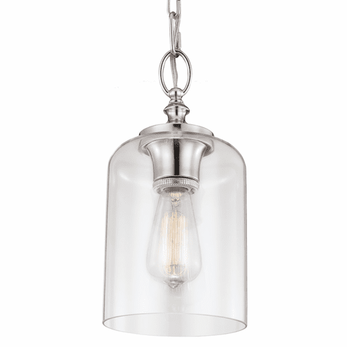 Feiss 1-LT Hounslow Mini-Pendant - Polished Nickel - P1310PN