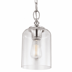 Feiss 1-LT Hounslow Mini-Pendant - Polished Nickel - P1310PN