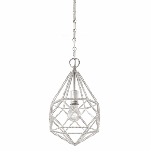 Feiss 1-LT Marquise Mini-Pendant - Silver - P1313SLV