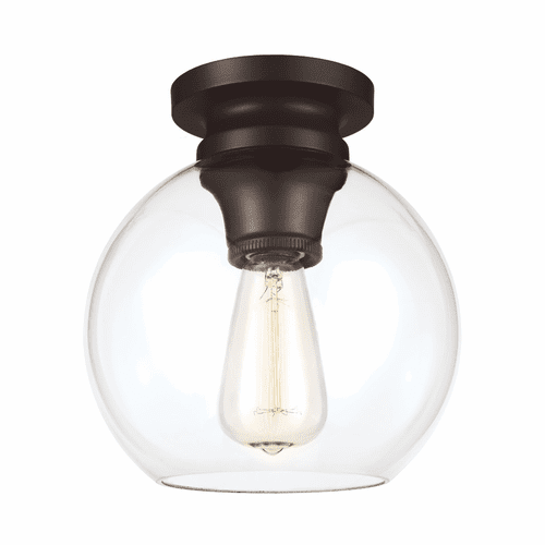 Feiss 1-LT Tabby Flush Mount - Oil Rubbed Bronze - FM403ORB