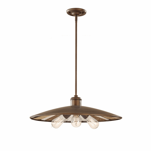 Feiss 1-LT Urban Renewal Pendant - Bronze - P1281ASTB