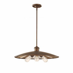 Feiss 1-LT Urban Renewal Pendant - Bronze - P1281ASTB