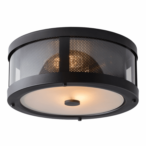 Feiss 2-LT Bluffton Flush Mount - Oil Rubbed Bronze - FM396ORB
