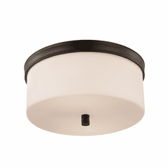 Feiss 2-LT Lismore Flush Mount - Oil Rubbed Bronze - FM401ORB