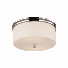 Feiss 2-LT Lismore Flush Mount - Polished Nickel - FM401PN