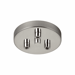 Feiss 3-LT Multi-Port Canopy With Swag Hooks - Polished Nickel - MPC03PN