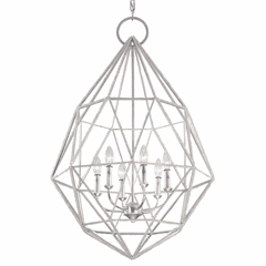 Feiss 6-LT Marquise Chandelier - Silver - F2942/6SLV