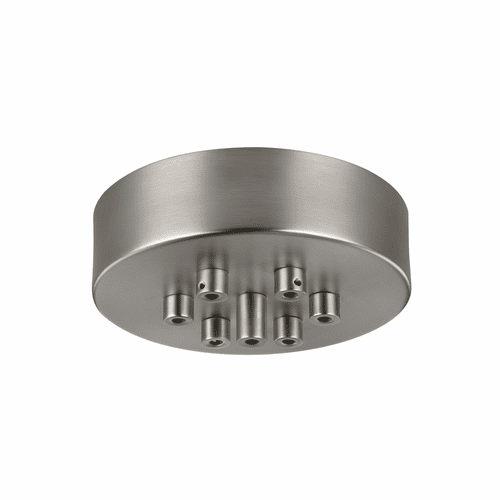 Feiss 7-LT Multi-Port Canopy With Swag Hooks - Satin Nickel - MPC07SN