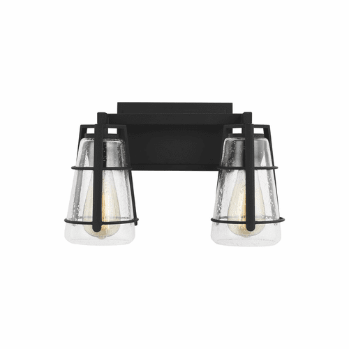 Feiss Adelaide 2-LT Vanity - Midnight Black - VS2472MBK