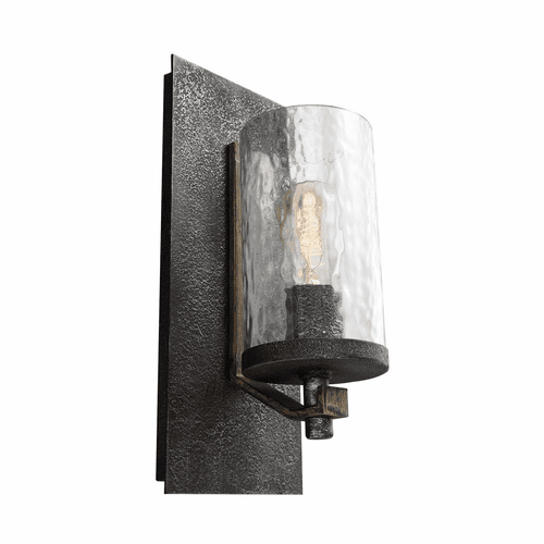 Feiss Angelo 1-LT Wall Sconce - Weathered Oak/Slate Grey Metal - WB1825DWK/SGM