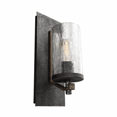 Feiss Angelo 1-LT Wall Sconce - Weathered Oak/Slate Grey Metal - WB1825DWK/SGM Feiss Angelo 1-LT Wall Sconce - Weathered Oak/Slate Grey Metal - WB1825DWK/SGM